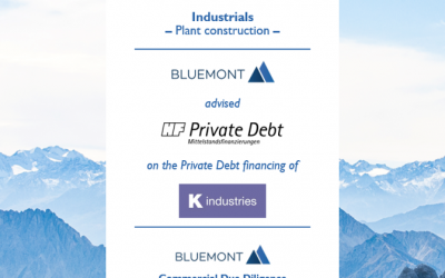 BLUEMONT UNTERSTÜTZT HF PRIVATE DEBT BEI DER FINANZIERUNG DER K INDUSTRIES GRUPPE
