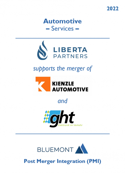 Bluemont unterstützt Liberta Partners beim Zusammenschluss von Kienzle ...