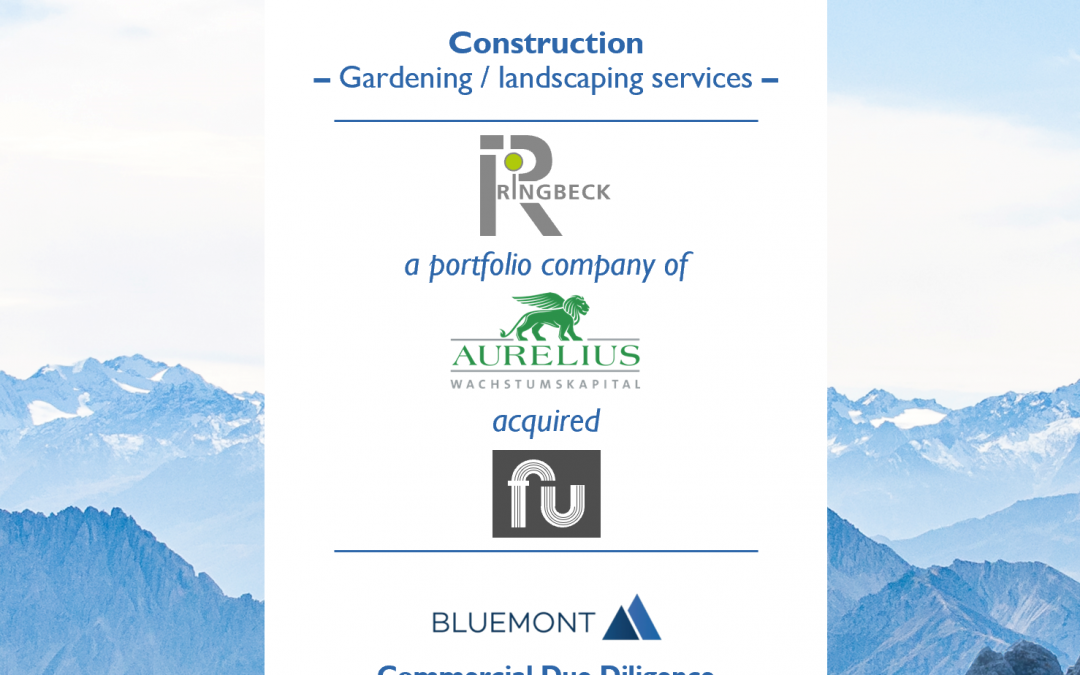 Bluemont unterstützt die Ringbeck Holding bei der Mehrheitsübernahme von Flöter & Uszkureit mit einer CDD