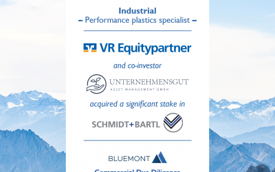 Bluemont unterstützt VR Equitypartner beim Erwerb einer Beteiligung an der Schmidt + Bartl mit einer CDD