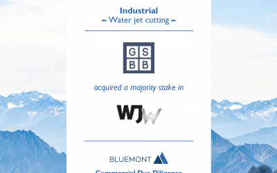 Bluemont unterstützt die Familienholding GSBB bei der Übernahme der WJW Waterjet GmbH mit einer CDD