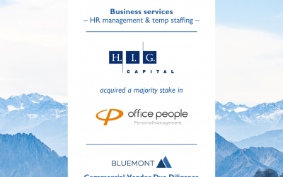 Bluemont unterstützt office people mit einer Commercial Vendor Due Diligence bei der Übernahme durch H.I.G. Capital