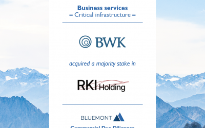 Bluemont unterstützt BWK bei dem Erwerb der R&K Ingenieure GmbH mit einer Commercial Due Diligence