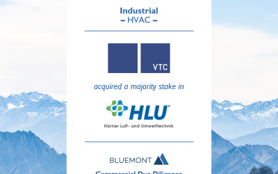 Bluemont unterstützt die VTC bei der Übernahme der Hürner Luft- und Umwelttechnik mit einer Commercial Due Diligence