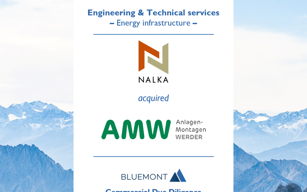 Bluemont supports Nalka in the acquisition of Anlagen-Montagen Werder GmbH with a Commercial Due Diligence